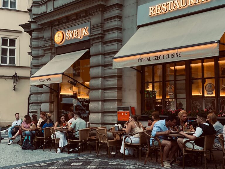 Švejkova kavárna z venku